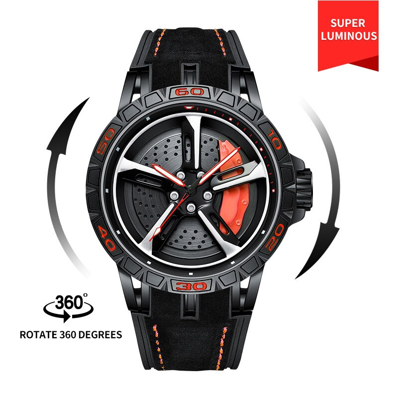 SPINNING CAR RIM WATCH - RS7 2ND GEN