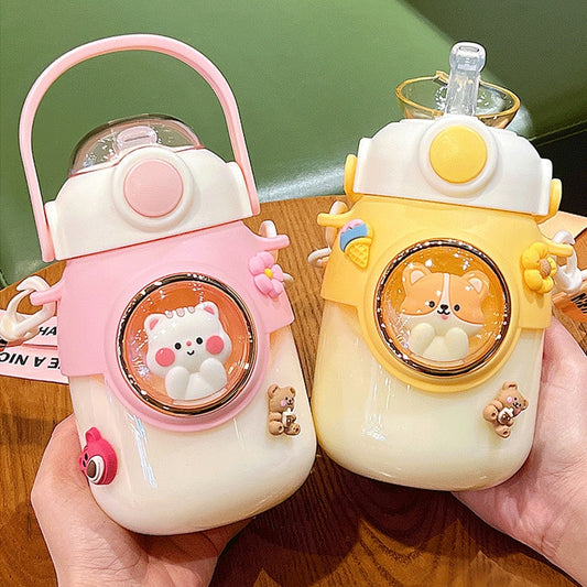 Cute Kids Animal Themed Water Bottle