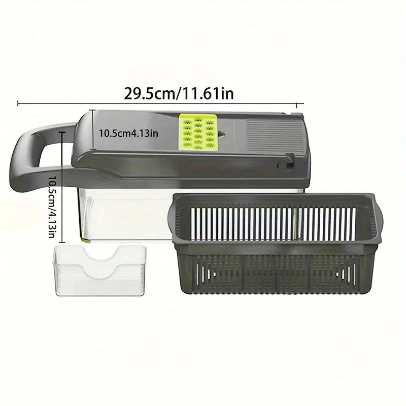 16-in-1 Food Chopper and Slicer