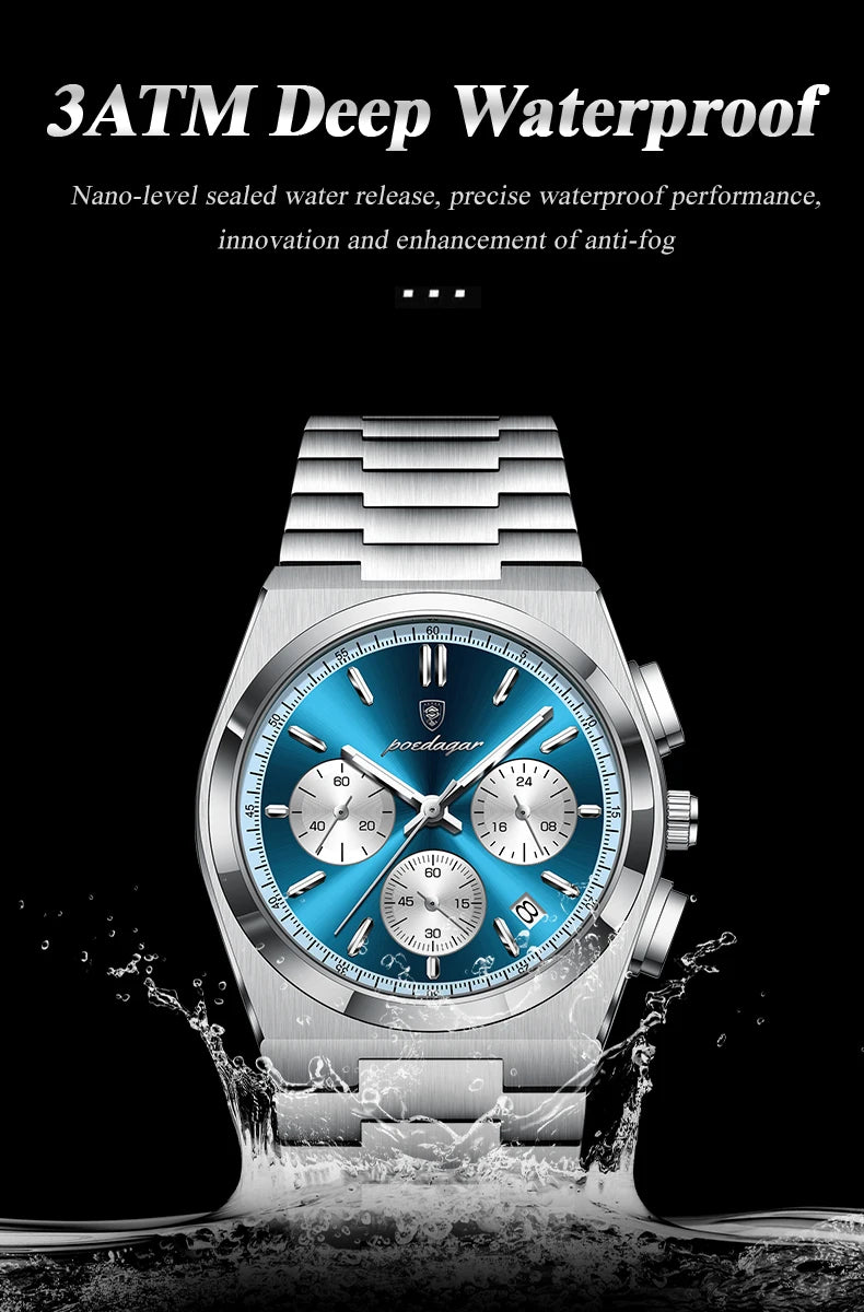 STAINLESS STEEL CHRONO TRX WATCH