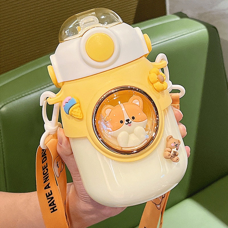 Cute Kids Animal Themed Water Bottle