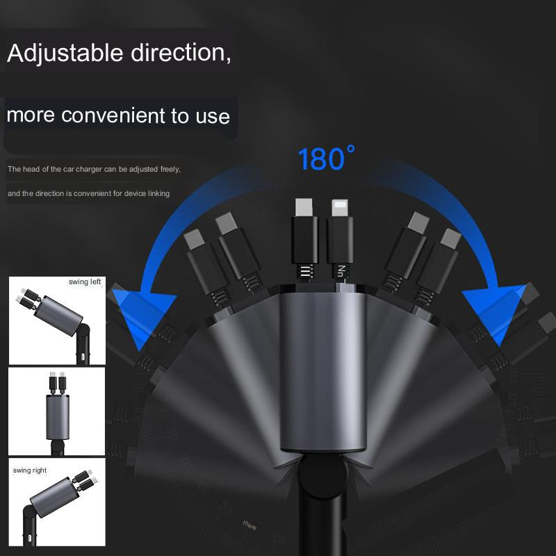 4-in-1 Car Charger + Geo Location