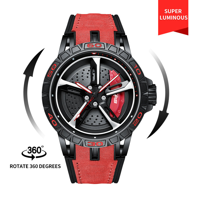 SPINNING CAR RIM WATCH - RS7 2ND GEN