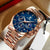 Barenio Luxury Steel Chronograph Watch