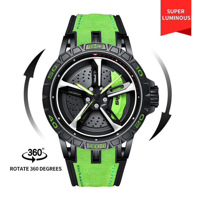 SPINNING CAR RIM WATCH - RS7 2ND GEN