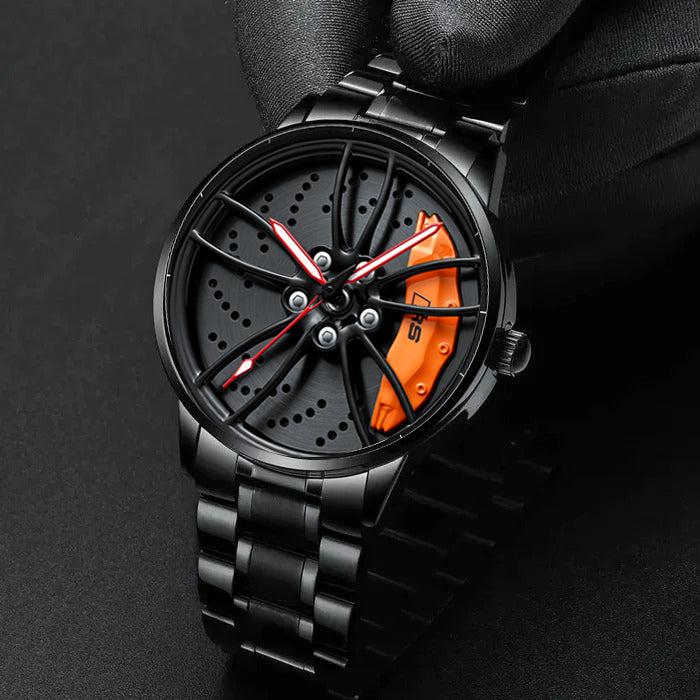 SPINNING CAR RIM WATCH - SUPERCAR COLLECTION