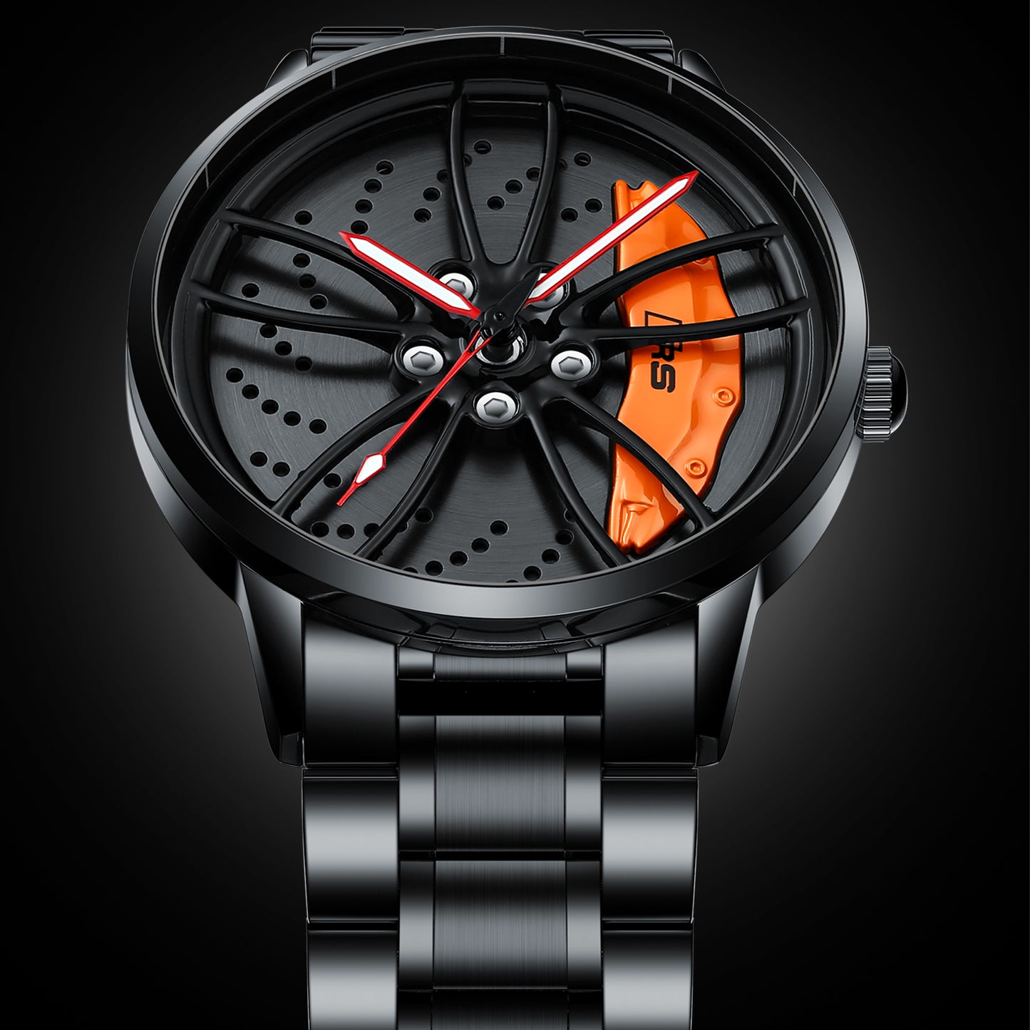 SPINNING CAR RIM WATCH - SUPERCAR COLLECTION