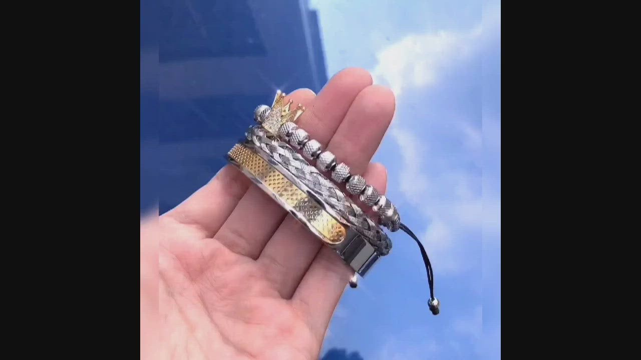 Men's Crown Bracelet