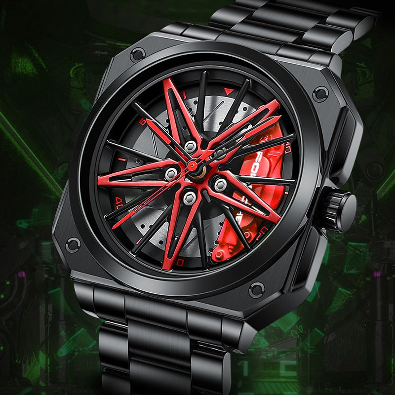 Spinning Rim Watch - GT-500 Edition | Barenio