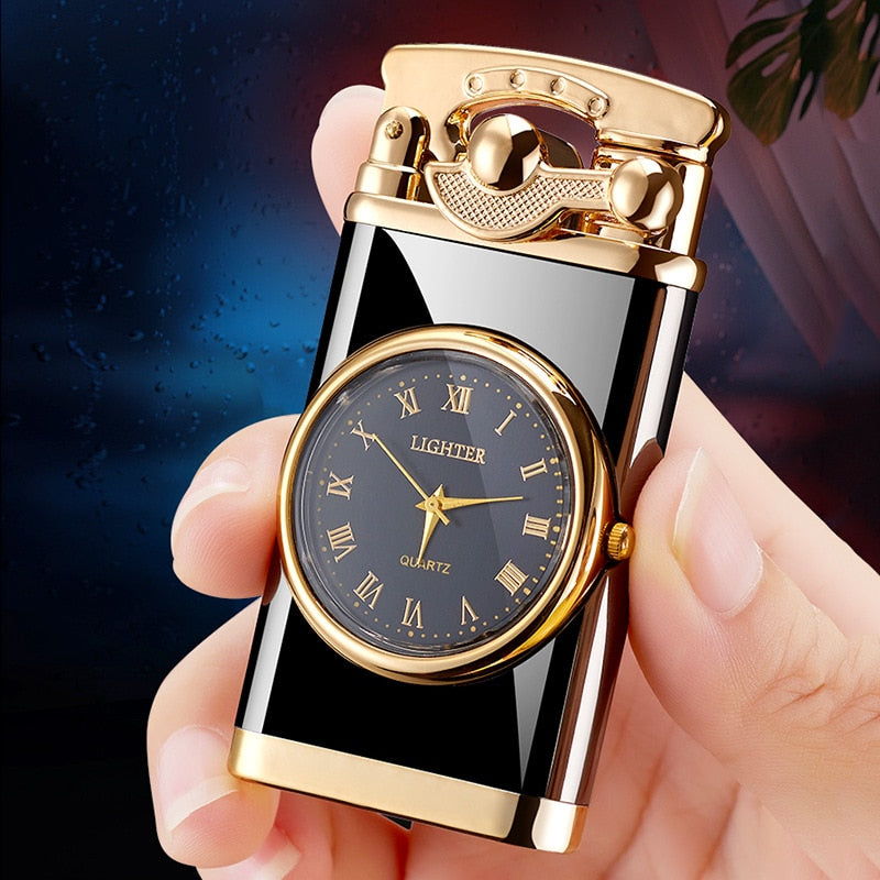 Multifunctional Luxury Clock Lighter