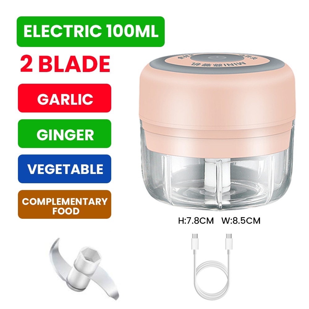 Handheld Electric Vegetable Cutter Chopper Multifunctional Wireless Kitchen  Good