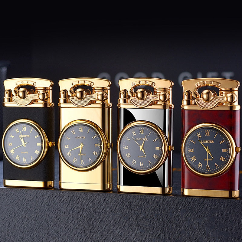 Multifunctional Luxury Clock Lighter