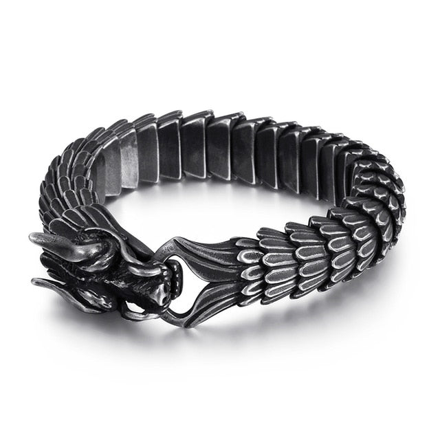 Steel Dragon Bracelet