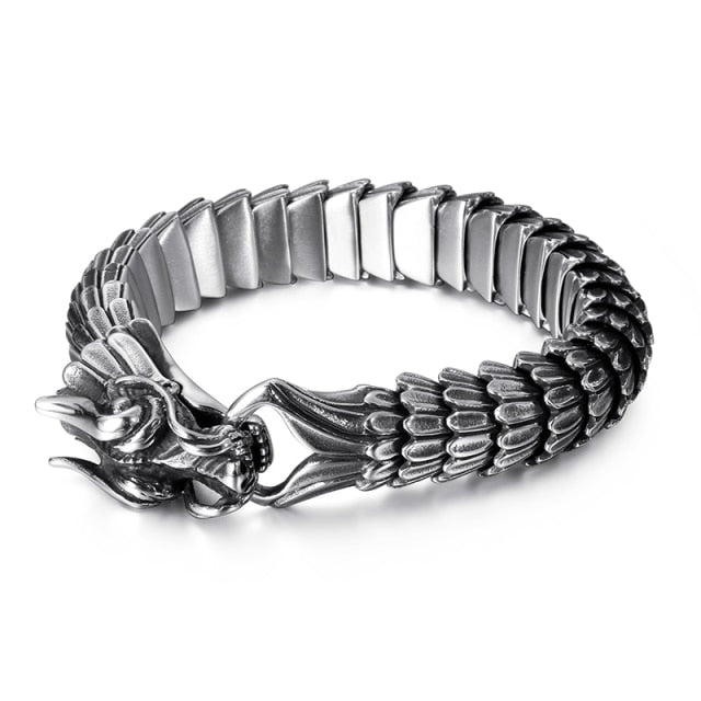 Steel Dragon Bracelet