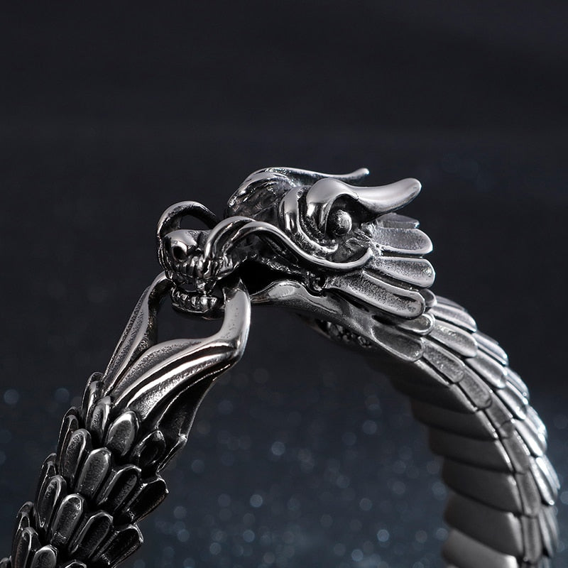 Steel Dragon Bracelet