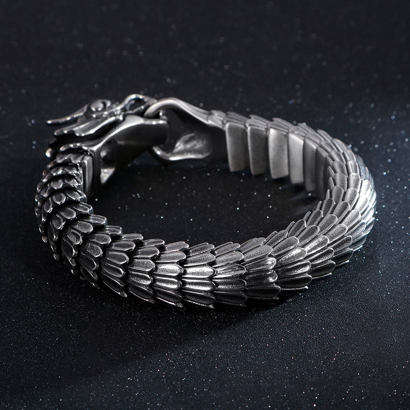 Steel Dragon Bracelet