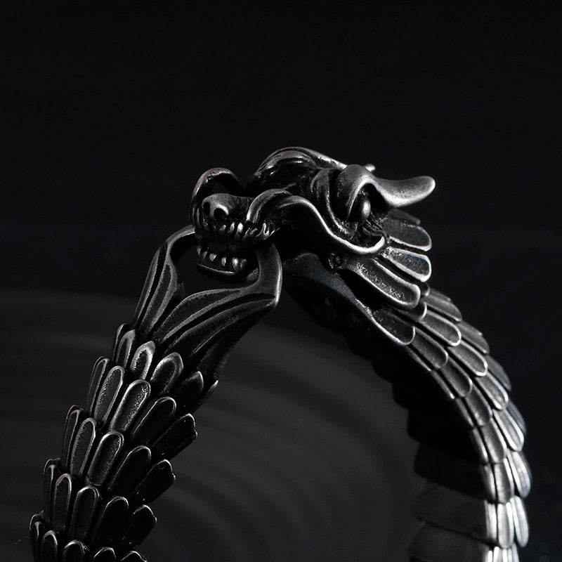 Steel Dragon Bracelet