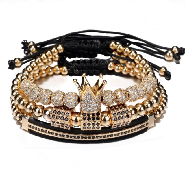 Crown Bracelet Set