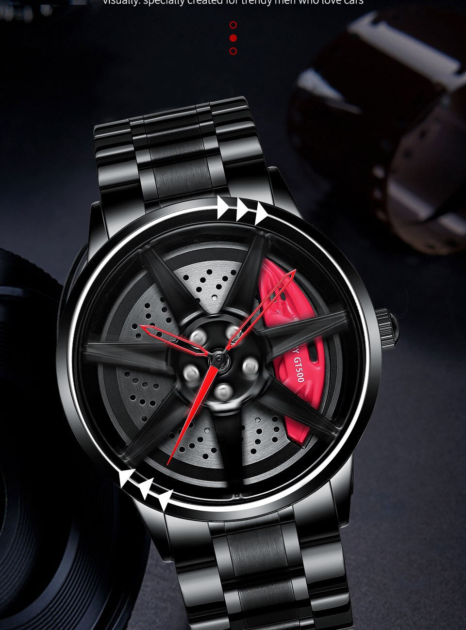 Spinning Rim Watch - GT-500 Edition