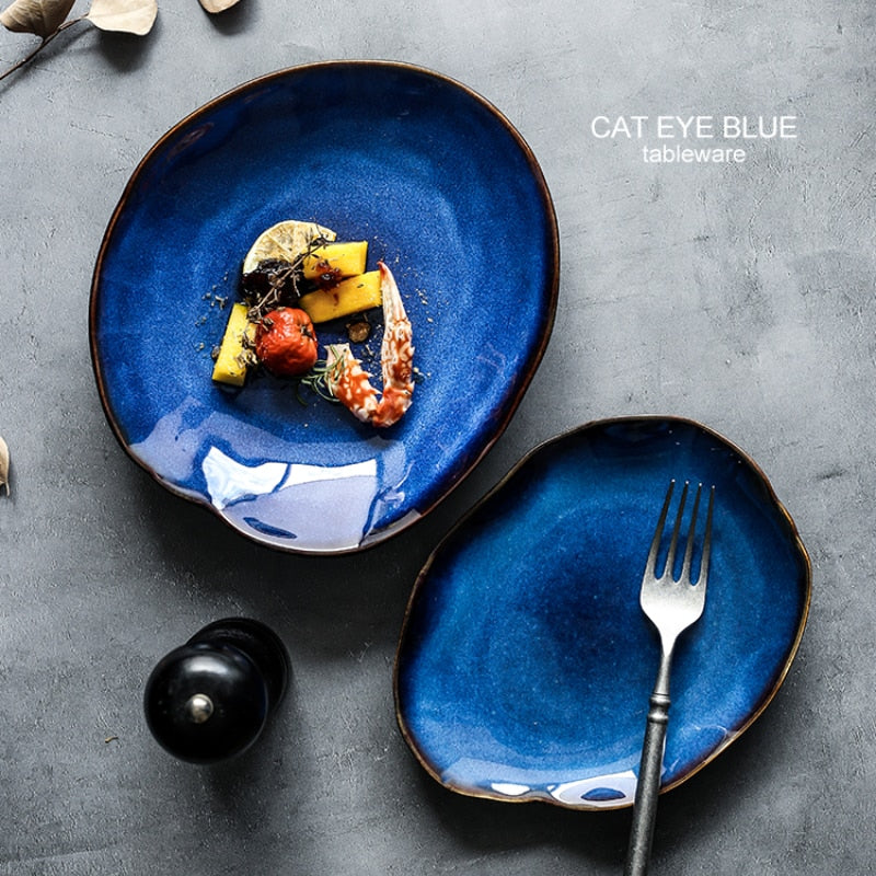 Irregular Shaped Ceramic Plates