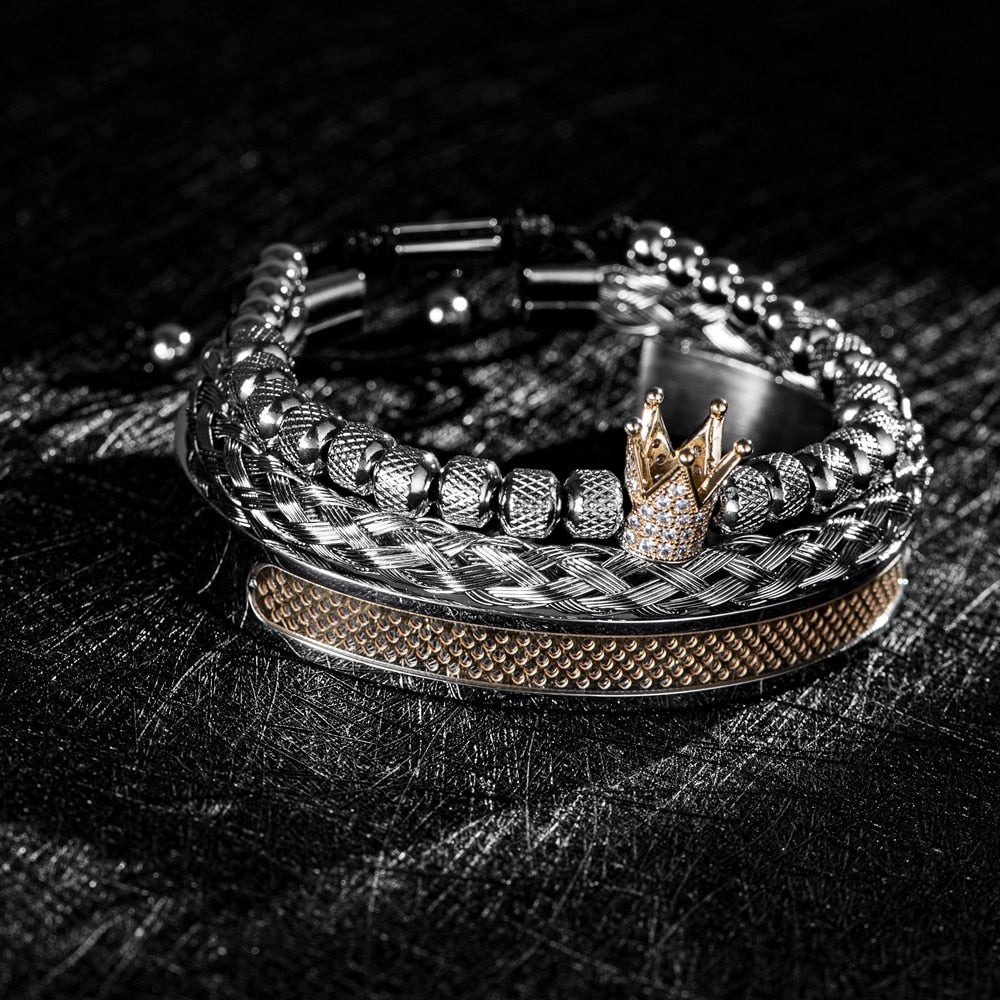 Men's Crown Bracelet