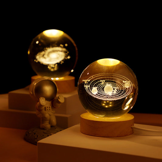 3D Crystal Globe